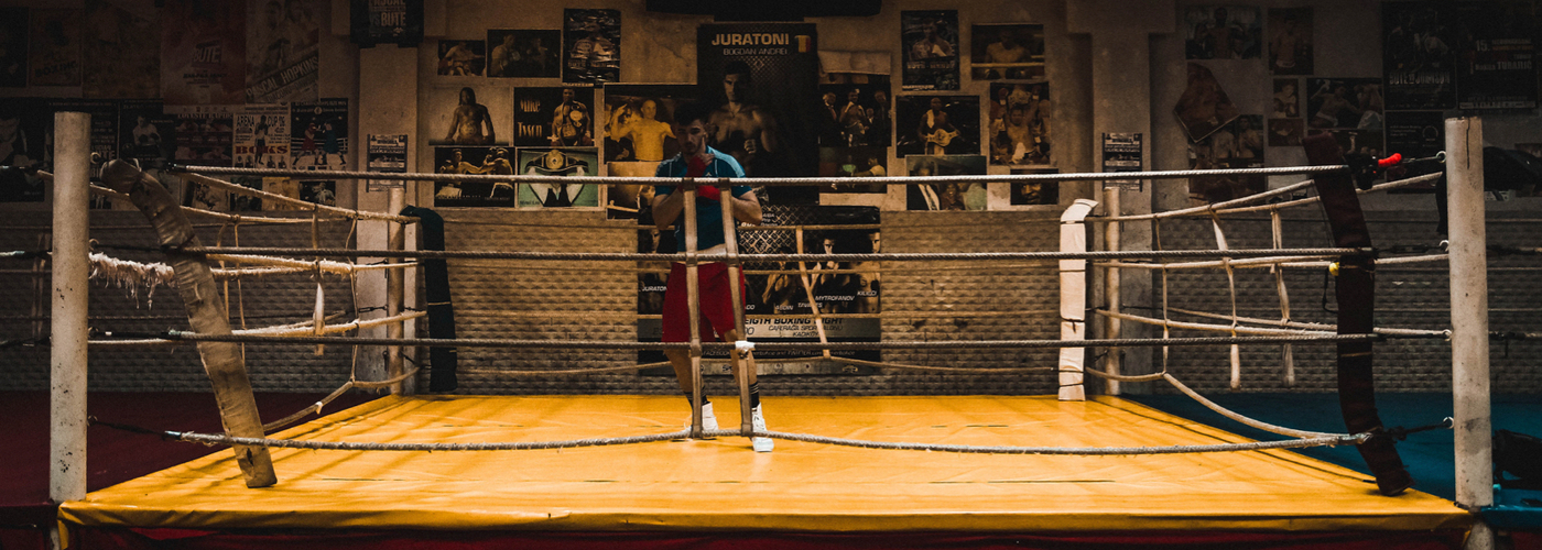 Boxing ring by David Guliciuc