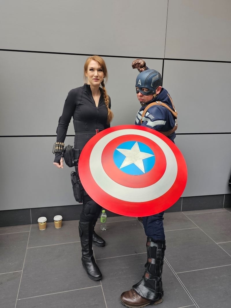 Black Widow And Captain America