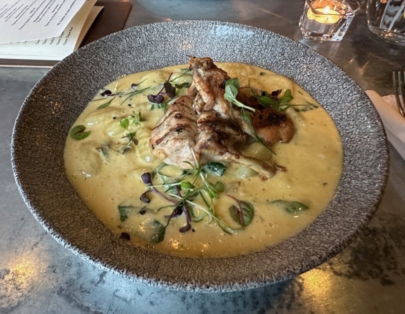 2023 04 22 The Wishing Well Didsbury Chicken Breast With Gnocchi And Spinach In Champagne Sauce