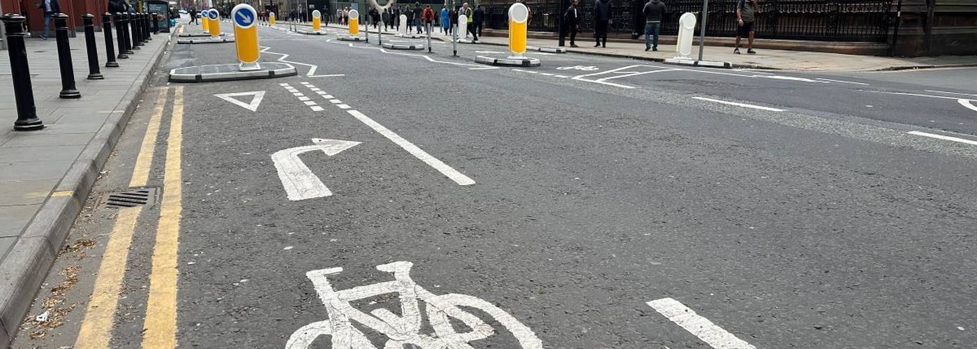 Deansgate Cycle Lanes 2