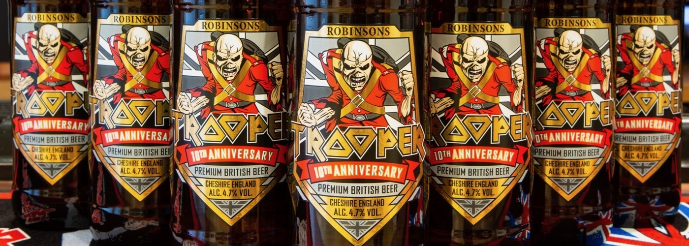 2023 05 03 Iron Maiden X Robinsons Brewery 10 Year Anniversary Trooper Labels