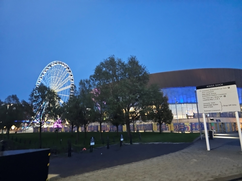 20230509 Arena And Wheel Lit Up For The First Live Semi Final Night