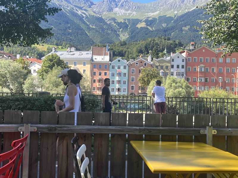 Innsbruck Chilling On The Riverside