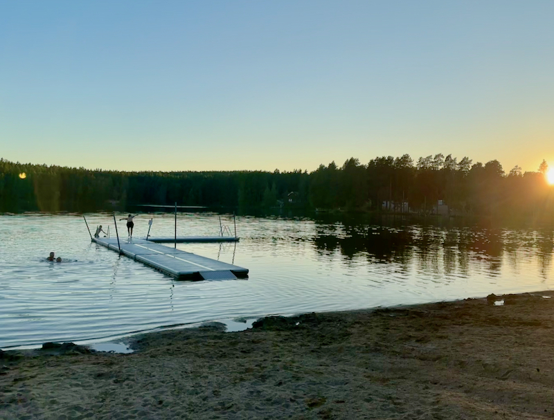 2024 07 19 Night Swimming Dalarna Sweden