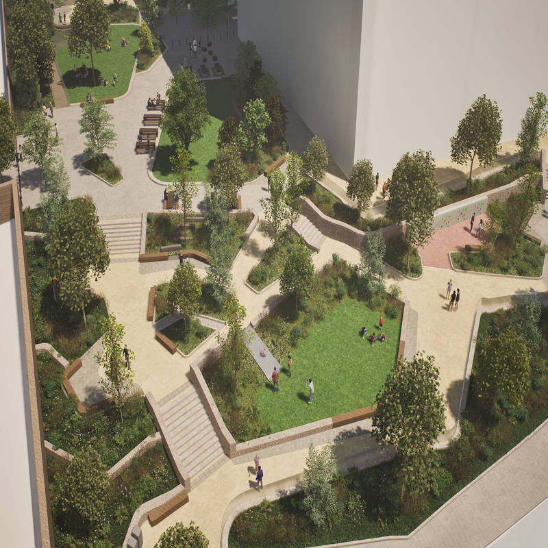 2024 08 29 Central Retail Park Illustrative Cgi New City Centre Park