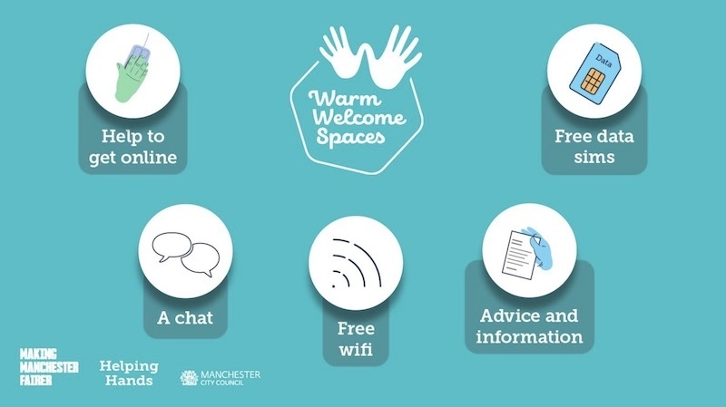 Warm Welcome Spaces Graphic