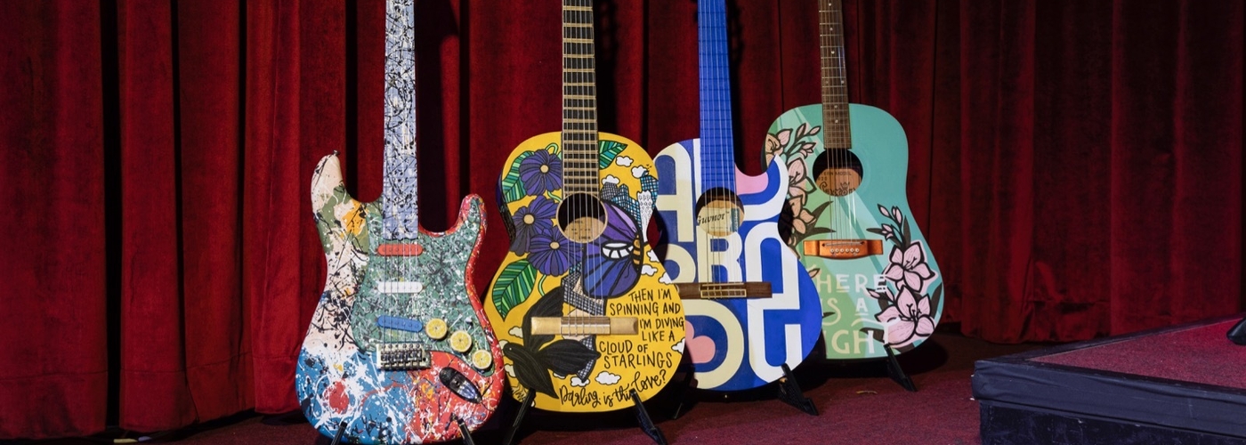 2025 09 01 Selection Of Art Guitars Credit David Oates 2
