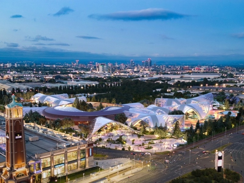 2025 09 16 Therme Manchester Aerial Night 2
