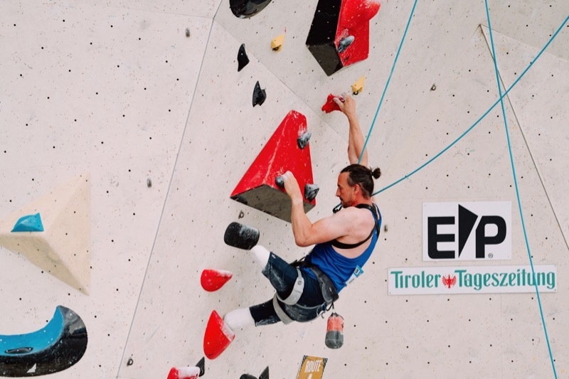 2025 01 19 Nick Beighton Competes At The Paraclimbing World Cup In Insbruck Credit World Climbing