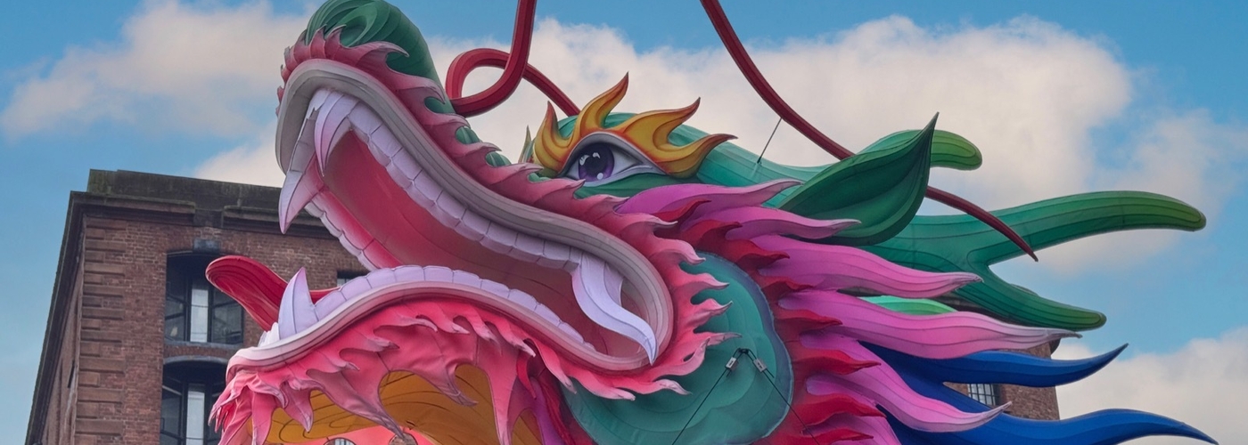 2026 02 12 Royal Albert Dock Dragon Installation 2