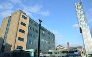 Terrible Offices And Upper Campfield Market Behind In Castlefield Manchester