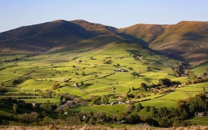 The Howgills In Cumbria From A Picturesque Walk