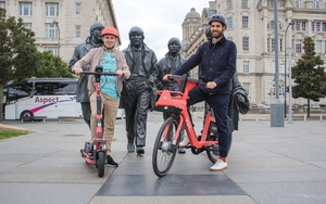 Voi E Bike E Scooter Jack Samler With Dan Barrington Liverpool