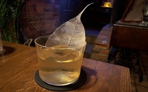 A Track 11 Cocktail A White Negroni Style Drink At Manchester Coctail Bar Speak In Code