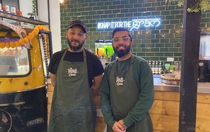 Abdul And Hiron Owners Of My Back Home Chai Hyde Bangladeshi Cafe Greater Manchester