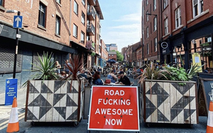 Road Fucking Awesome Now Sign In Manchester Northern Quarter