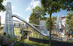 Mayfield Play Area New Playground In Manchester