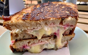 Best Dishes In Manchester Ham And Blue Toastie From Three Hands Deli Deansgate Mews