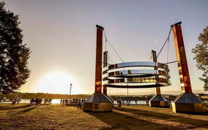 River Of Light Liverpool 2021 October Installations Dance Together Canning Dock