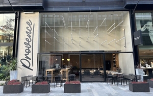Front Of Provence Wine Bar In Spinningfields Manchester