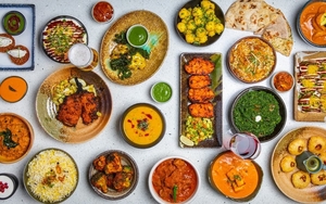 Dastaan Food Flat Lay Leeds