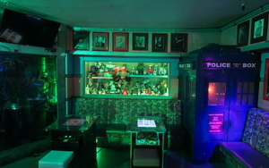 The Tardis In Fab Cafe Manchester