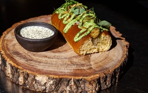 Frogs Leg Hot Dog Hotfrog At New Restaurant The Ugly Duckling Bowdon Altrincham