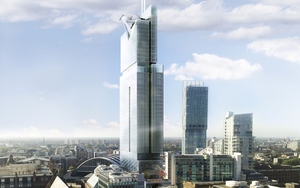 Intercontinental Tower Imagined From Manchester Town Hall Tower