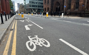 Deansgate Cycle Lanes 2