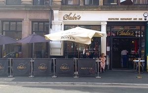 Outside Seating Area At Salvis Northern Quarter Restaurant