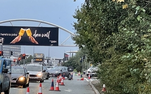 Bridgewater Way And 8Am Nonsense No Cyclists But A Traffic Jam