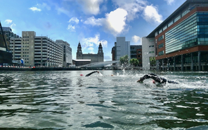 We Swim Run Princes Dock Outdoor Swimming Open Water Liverpool Mann Island