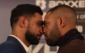 Amir Khan And Kell Brook Face Off At Press Conference Ahead Of Manchester Arena Bout