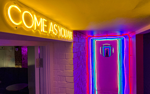 Neons In The Karake Room At Alibi In Altrincham