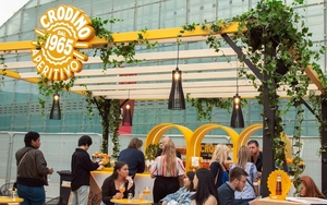 Festa Italiana Manchester Cathedral Gardens 2022 Outside Shot