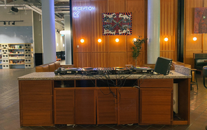 The Dj Booth At Ducie St Warehouse In Manchester