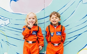 Two Kids In Spacesuits At Bluedot Festival Credit Bluedot