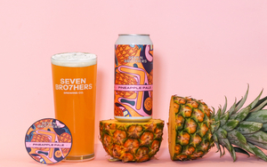The New Pineapple Pale Ale From Manchester Based Seven Brothers Brewery Which Is The First From Their Limited Edition Summer Series
