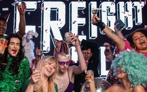 Escape To Frieght Island People Partying