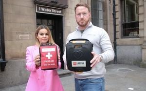 Istay Defibrillators Liverpool Hospitality Kier Smith John Barry