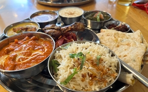 A Punjabi Thali From Ziya Indian In Rusholme