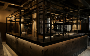 The Bar At Exhibition Food Hall In Manchester