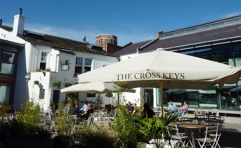 180424 Cross Keys Cross Keys Yard