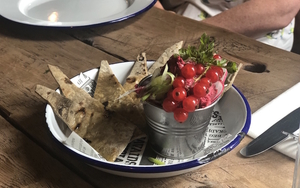 2018 07 12 Allotment Beetroot Hummus 3