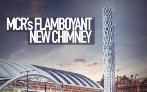 Chimney Manchester Central Energy  Network Tower Copy