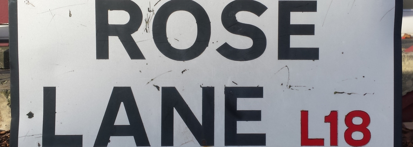 Rose Lane Sign