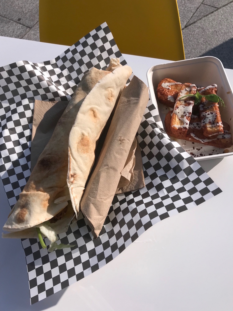 2018 07 17 Dockside Dc Shish Wrap And Halloumi Fries