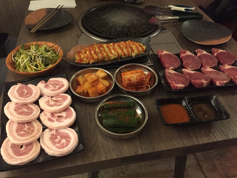 2019 01 22 Ban Di Bul Belly Pork And Rib Eye Beef With Kimchi Pickles