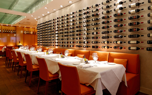 San Carlo Manchester Interior Wine Wall