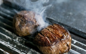 Steak Smoking On The Grill Landscape Low Res